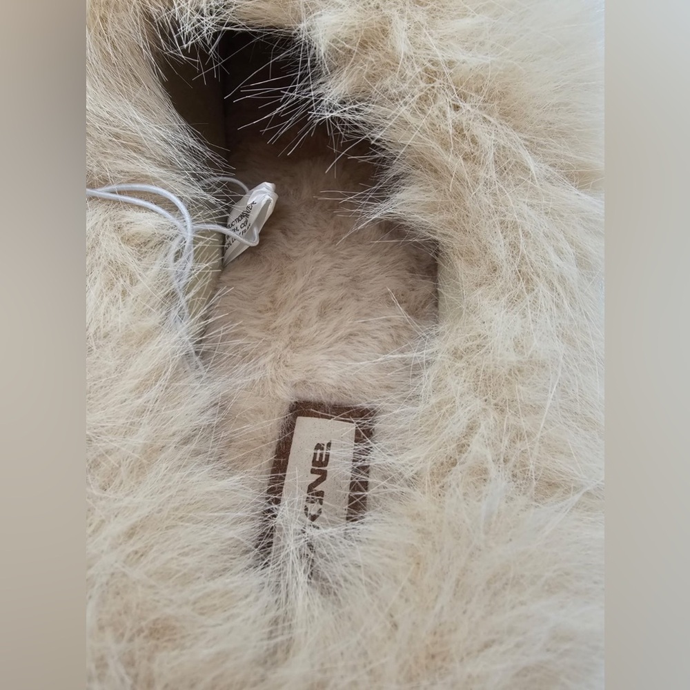 NWT Dakine Memory Foam Faux Fur Moccasin Slippers - Chestnut/Tan Size 11-12 Uni - Picture 5 of 6